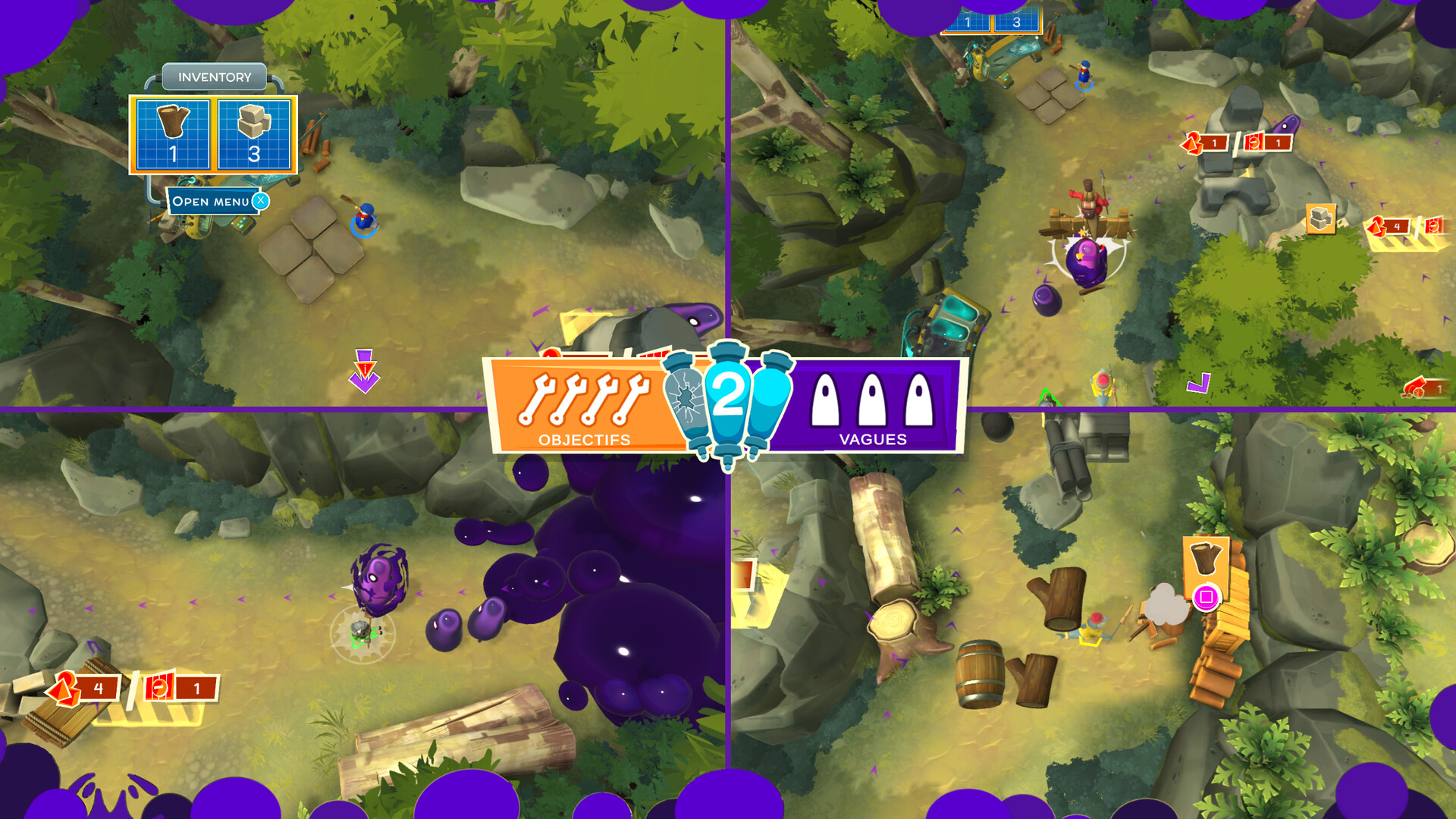 capture d'écran du jeu vidéo hack n'stack de triple boris