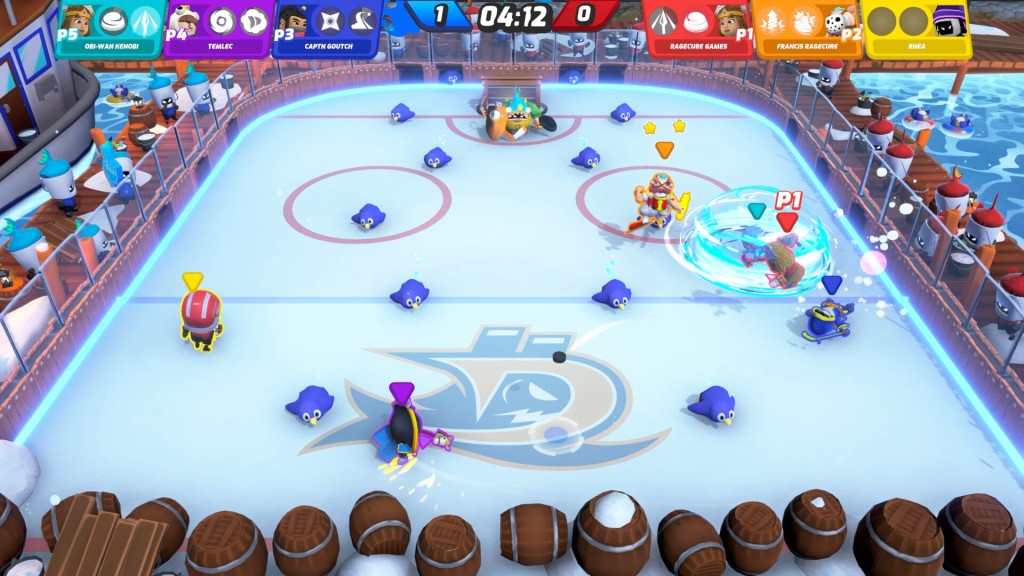 capture d'écran du jeu vidéo de hockey goons : legends & mayhem