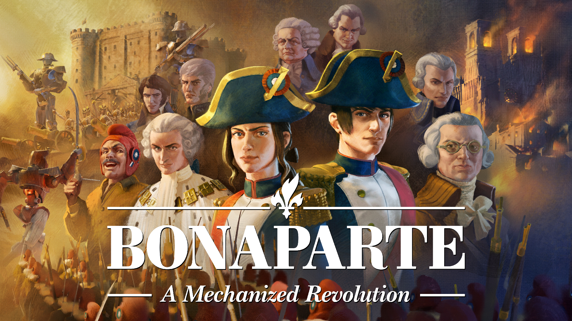 key du jeu vidéo bonaparte a mechanized revolution de studio imugi