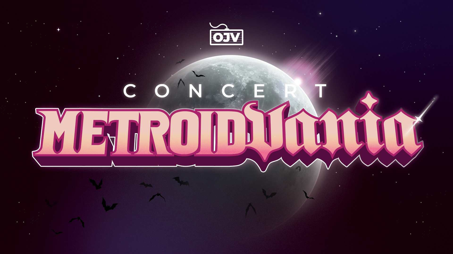bannière pour le concert metroidvania de l'orchestre de jeux vidéo