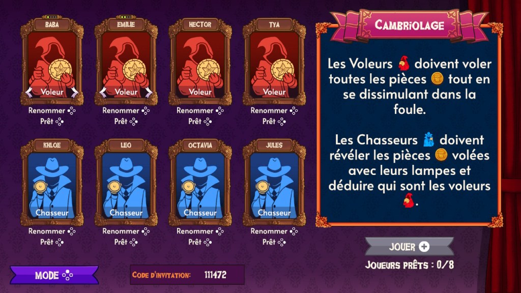 capture d'écran du jeu vidéo where is billy de dodo tako et triple boris