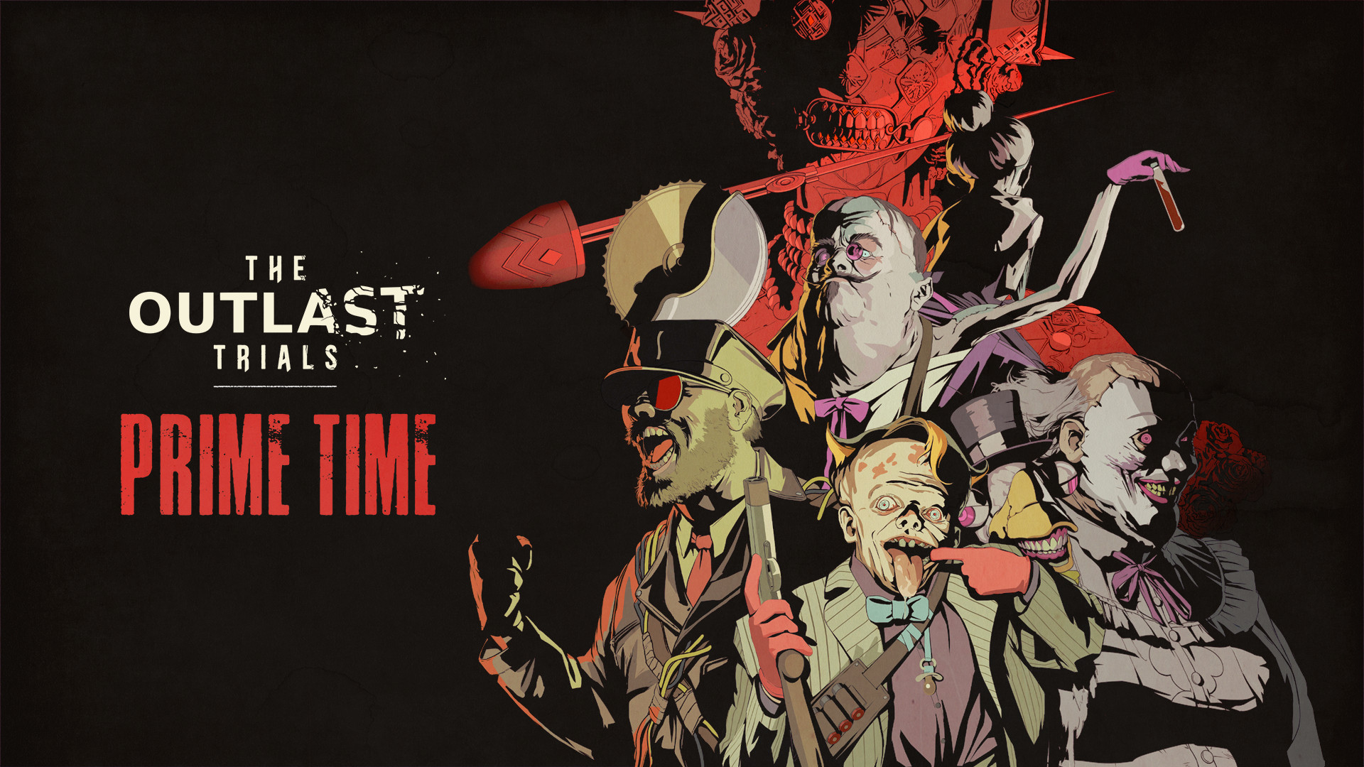 keyart de The Outlast Trials Prime Time de Red Barrels