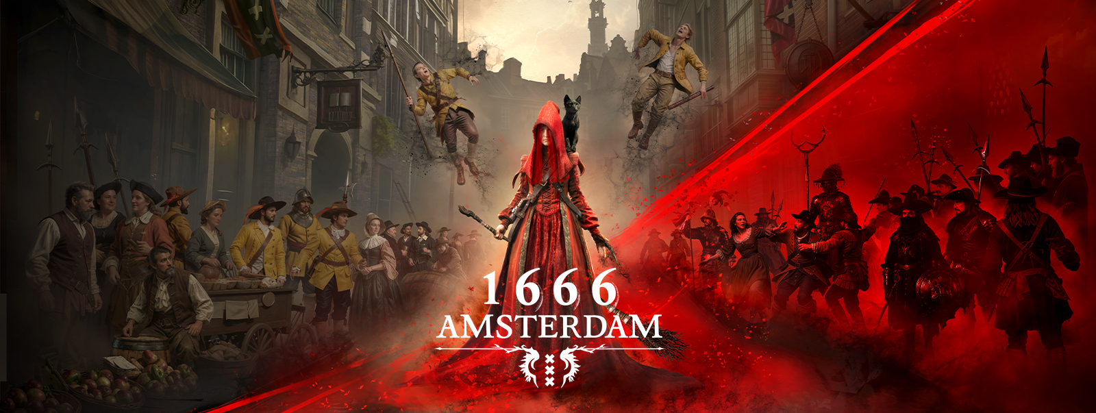 keyart du jeu vidéo 1666 amsterdam de panache jeux numérique